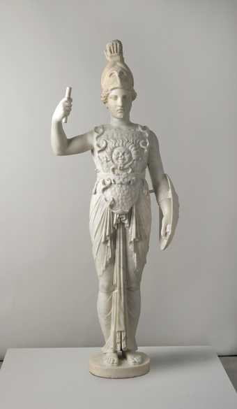 Archaistic Statuette of Athena 1st century AD Marble 1350 x 495 x 250 mm National Museums Liverpool, Gift of Col. Joseph W Weld, 1959 Image © National Museums Liverpool (World Museum)