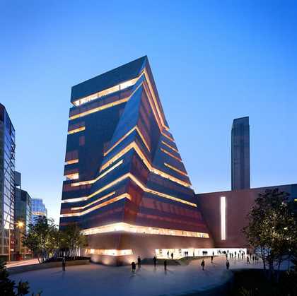 Photograph of the new Swich House extension at Tate Modern