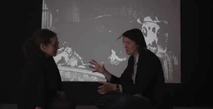 Film still of Pere Portabella's General Report II. The New Abduction of Europe ​2016
