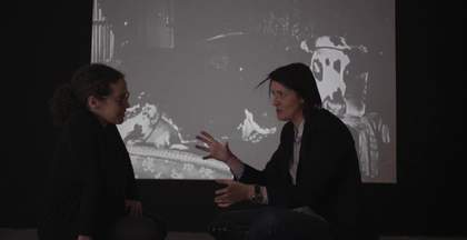 Film still of Pere Portabella's General Report II. The New Abduction of Europe 2016