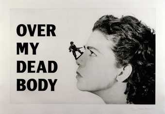 <p>Mona Hatoum</p> <p><em>Over my dead body</em> 1988-2002</p>
