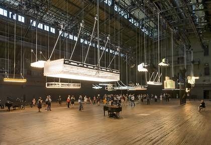 Philippe Parreno's H {N}Y P N{Y} OSIS installation at Park Avenue Armory, 2015