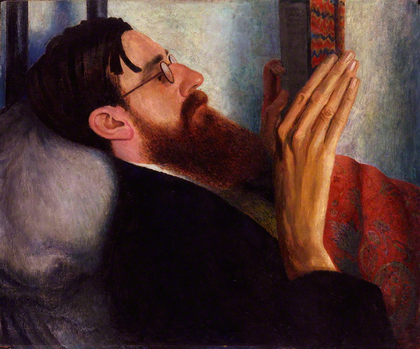 Dora Carrington Lytton Strachey 1916 National Portrait Gallery