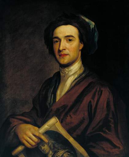 Fig.1 Sir Godfrey Kneller 1646−1723 John Smith the Engraver 1696 Oil paint on canvas 758 x 630 mm N00273