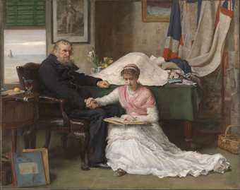 General view of John Everett Millais The North-West Passage after treatment