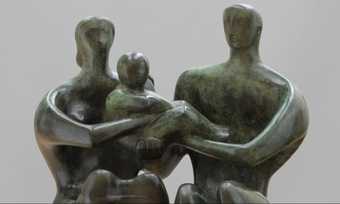 Henry Moore OM, CH Family Group 1949, cast 1950–1