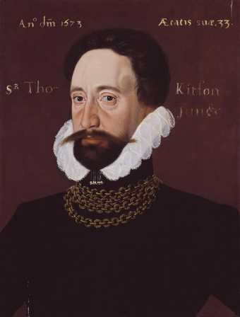 Fig.1 George Gower c.1540–1596 Sir Thomas Kytson 1573 Oil paint on panel 527 x 400 mm N06090
