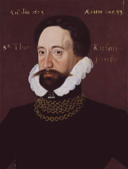 Fig.1 George Gower c.1540–1596 Sir Thomas Kytson 1573 Oil paint on panel 527 x 400 mm N06090