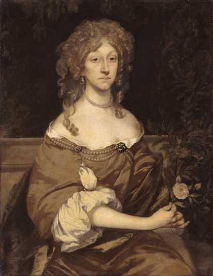 Peter Borseller active 16441687 Portrait of a Lady Date not known Oil paint on canvas 914 x 711 mm N06175