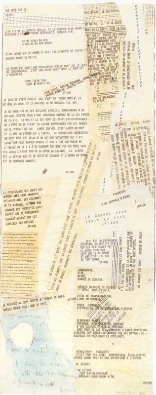 Nancy Spero Codex Artaud 1971