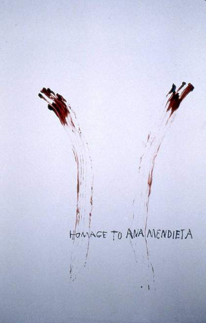 Nancy Spero Homage to Ana Mendieta 1993
