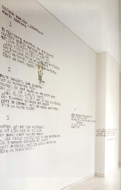 Nancy Spero The Ballad of Marie Sanders, The Jew’s Whore 1991
