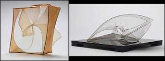 Naum Gabo Construction in Space ‘Crystal’ 1937 and Spiral Theme 1941