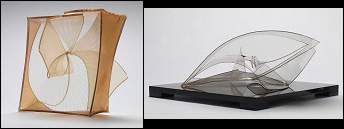Naum Gabo Construction in Space ‘Crystal’ 1937 and Spiral Theme 1941
