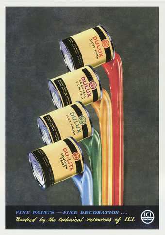 British advertisement for ICI Dulux paint from 1956