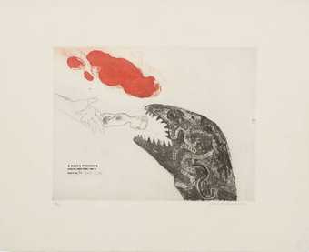 David Hockney ‘7a. Cast Aside’ from A Rake’s Progress 1961–3