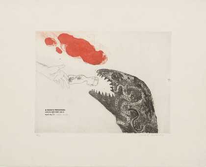 David Hockney ‘7a. Cast Aside’ from A Rake’s Progress 1961–3