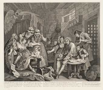 William Hogarth ‘A Prison Scene’, from A Rake’s Progress (plate 7) 1735–63