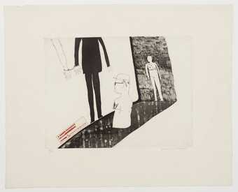 David Hockney ‘5a. Viewing a Prison Scene’, from A Rake’s Progress 1961–3