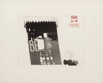 David Hockney ‘4. The Drinking Scene’, from A Rake’s Progress 1961–3