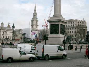 Nigel Shafran Digital reference photograph of Trafalgar Square 2007 