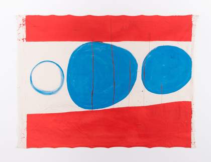 Vivian Suter, Nisyros (Vivian’s bed) 2016–17