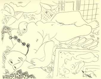 Henri Matisse Reclining Nude in the Studio 1935
