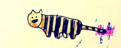drawing of a tiger