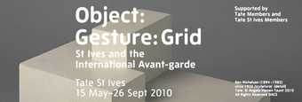 Object Gesture Grid exhibition banner