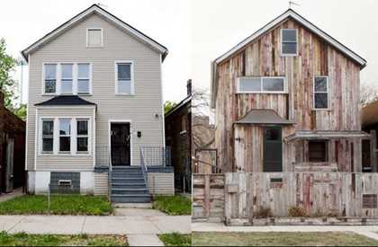 Theaster Gates, Archive House Past (2009) and Present (2013) photos: Sara Pooley 2013