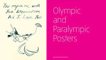 Olympic posters exhibition banner