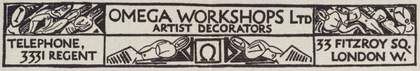Omega design letterhead, Tate Archive