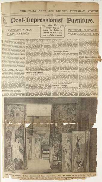 Daily News and Reader press cutting about the Omega Workshops, Tate Archive