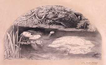 Sir John Everett Millais Study for Ophelia 1852 © Plymouth City Council (Arts and Heritage)