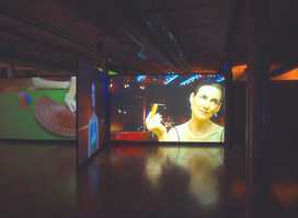 The Other Side of Zero – Video Positive 2000 installation view Tate Liverpool, 2000