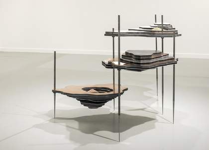 Image of artist Otobong Nkanga's artwork 'Solid Maneuvers'