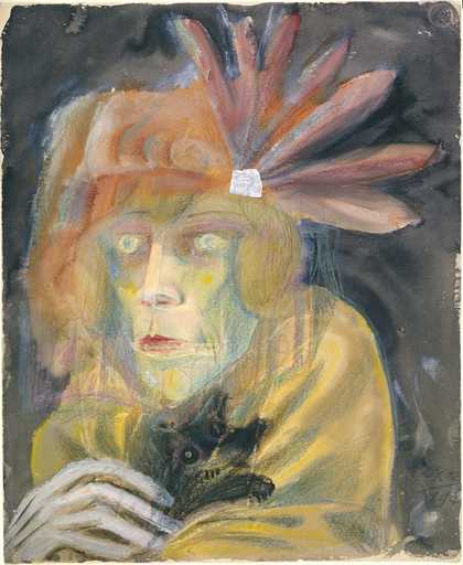Otto Dix, Lady with Dog, 1922