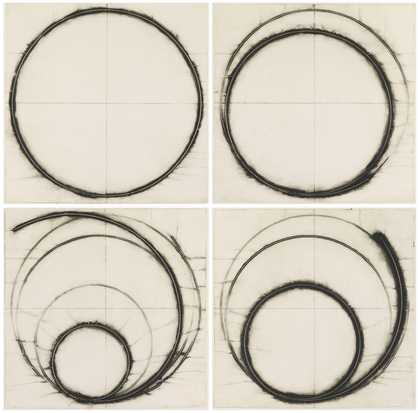 Dóra Maurer, Traces of a Circle 1974. Tate. Purchased 1985