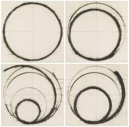 Dóra Maurer, Traces of a Circle 1974. Tate. Purchased 1985
