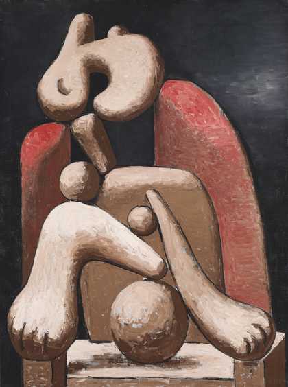 Pablo Picasso, Woman in a Red Armchair, 1932, oil paint on canvas, 144 x 112 cm - (c) Succession Picasso/DACS 2018, courtesy Musée Picasso
