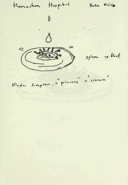 Page from Donald Rodney's sketchbook number 41, 1995 - © Estate of Donald Rodney