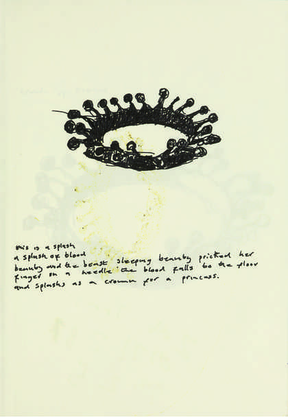Page from Donald Rodney's sketchbook number 41, 1995 - © Estate of Donald Rodney