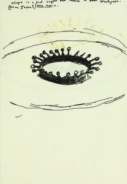 Page from Donald Rodney's sketchbook number 41, 1995 - © Estate of Donald Rodney