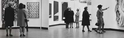 Installation view of 54–64 Painting and Sculpture of a Decade, Tate Gallery, London, 1964, Photo © Tate