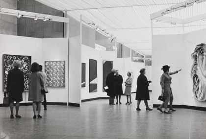 Installation view of 54–64 Painting and Sculpture of a Decade, Tate Gallery, London, 1964, Photo © Tate