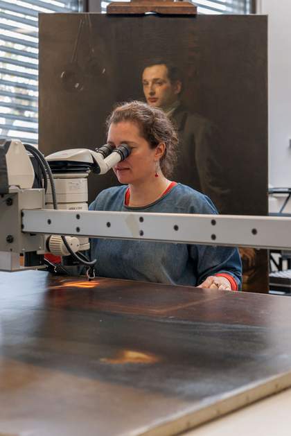 Behind the scenes at the conservation studio