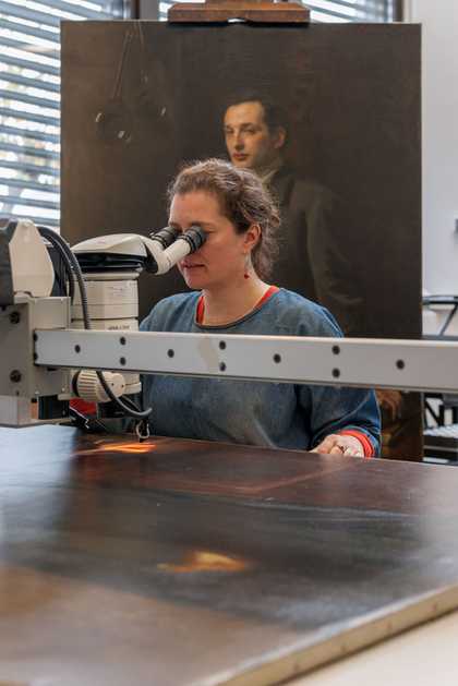 Behind the scenes at the conservation studio