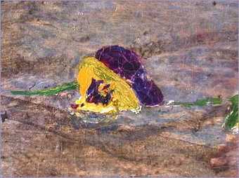 Detail of pansies from Ophelia