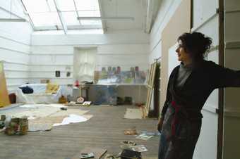Partou Zia, artist-in-residence at Tate St Ives 2003
