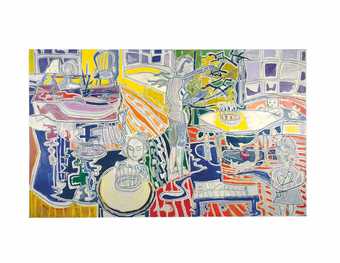 Patrick Heron, Christmas Eve - 1951, oil paint on canvas, 182.9 x 304.8 cm - (c) The Estate of Patrick Heron. All rights reserved, DACS 2018, courtesy The Frank Cohen Collection